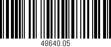 Código de barras (EAN, GTIN, SKU, ISBN): '48640.05'