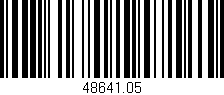 Código de barras (EAN, GTIN, SKU, ISBN): '48641.05'