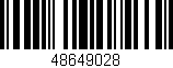 Código de barras (EAN, GTIN, SKU, ISBN): '48649028'
