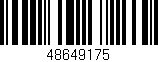 Código de barras (EAN, GTIN, SKU, ISBN): '48649175'