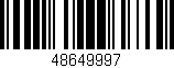 Código de barras (EAN, GTIN, SKU, ISBN): '48649997'