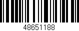 Código de barras (EAN, GTIN, SKU, ISBN): '48651188'