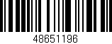 Código de barras (EAN, GTIN, SKU, ISBN): '48651196'