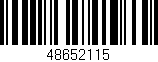 Código de barras (EAN, GTIN, SKU, ISBN): '48652115'