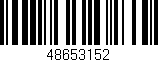 Código de barras (EAN, GTIN, SKU, ISBN): '48653152'