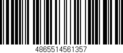 Código de barras (EAN, GTIN, SKU, ISBN): '4865514561357'