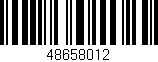 Código de barras (EAN, GTIN, SKU, ISBN): '48658012'