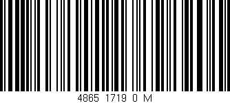 Código de barras (EAN, GTIN, SKU, ISBN): '4865_1719_0_M'