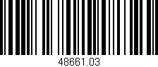Código de barras (EAN, GTIN, SKU, ISBN): '48661.03'