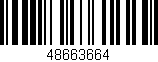 Código de barras (EAN, GTIN, SKU, ISBN): '48663664'
