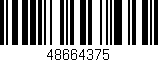 Código de barras (EAN, GTIN, SKU, ISBN): '48664375'
