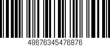 Código de barras (EAN, GTIN, SKU, ISBN): '48676345476876'