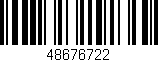 Código de barras (EAN, GTIN, SKU, ISBN): '48676722'