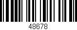 Código de barras (EAN, GTIN, SKU, ISBN): '48678'