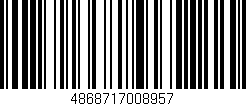 Código de barras (EAN, GTIN, SKU, ISBN): '4868717008957'