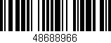 Código de barras (EAN, GTIN, SKU, ISBN): '48688966'