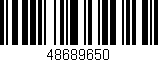 Código de barras (EAN, GTIN, SKU, ISBN): '48689650'