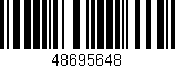 Código de barras (EAN, GTIN, SKU, ISBN): '48695648'