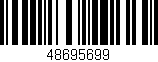 Código de barras (EAN, GTIN, SKU, ISBN): '48695699'
