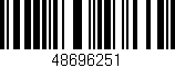 Código de barras (EAN, GTIN, SKU, ISBN): '48696251'