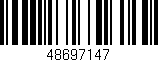 Código de barras (EAN, GTIN, SKU, ISBN): '48697147'