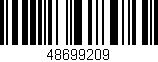 Código de barras (EAN, GTIN, SKU, ISBN): '48699209'