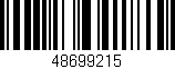 Código de barras (EAN, GTIN, SKU, ISBN): '48699215'