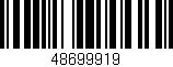 Código de barras (EAN, GTIN, SKU, ISBN): '48699919'