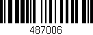 Código de barras (EAN, GTIN, SKU, ISBN): '487006'