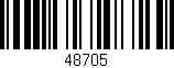 Código de barras (EAN, GTIN, SKU, ISBN): '48705'