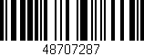 Código de barras (EAN, GTIN, SKU, ISBN): '48707287'