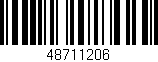 Código de barras (EAN, GTIN, SKU, ISBN): '48711206'