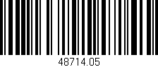 Código de barras (EAN, GTIN, SKU, ISBN): '48714.05'