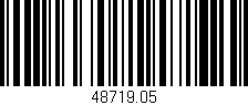 Código de barras (EAN, GTIN, SKU, ISBN): '48719.05'