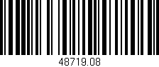 Código de barras (EAN, GTIN, SKU, ISBN): '48719.08'