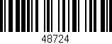 Código de barras (EAN, GTIN, SKU, ISBN): '48724'