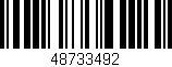 Código de barras (EAN, GTIN, SKU, ISBN): '48733492'