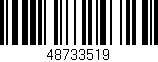 Código de barras (EAN, GTIN, SKU, ISBN): '48733519'