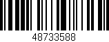 Código de barras (EAN, GTIN, SKU, ISBN): '48733588'