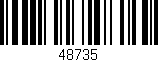 Código de barras (EAN, GTIN, SKU, ISBN): '48735'
