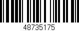 Código de barras (EAN, GTIN, SKU, ISBN): '48735175'