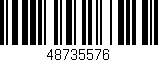 Código de barras (EAN, GTIN, SKU, ISBN): '48735576'