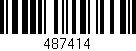 Código de barras (EAN, GTIN, SKU, ISBN): '487414'