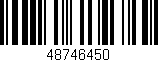 Código de barras (EAN, GTIN, SKU, ISBN): '48746450'