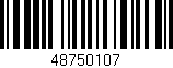 Código de barras (EAN, GTIN, SKU, ISBN): '48750107'