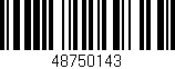 Código de barras (EAN, GTIN, SKU, ISBN): '48750143'