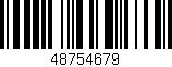 Código de barras (EAN, GTIN, SKU, ISBN): '48754679'