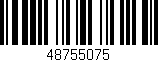 Código de barras (EAN, GTIN, SKU, ISBN): '48755075'
