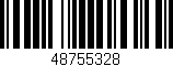 Código de barras (EAN, GTIN, SKU, ISBN): '48755328'
