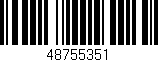 Código de barras (EAN, GTIN, SKU, ISBN): '48755351'